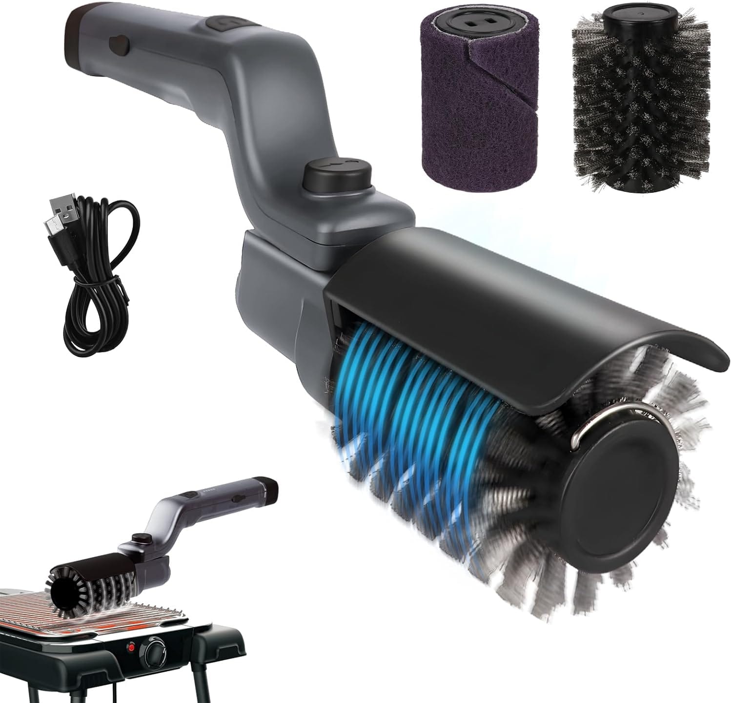 Electric Grill Brush (cordless rechargeable) — photo 1