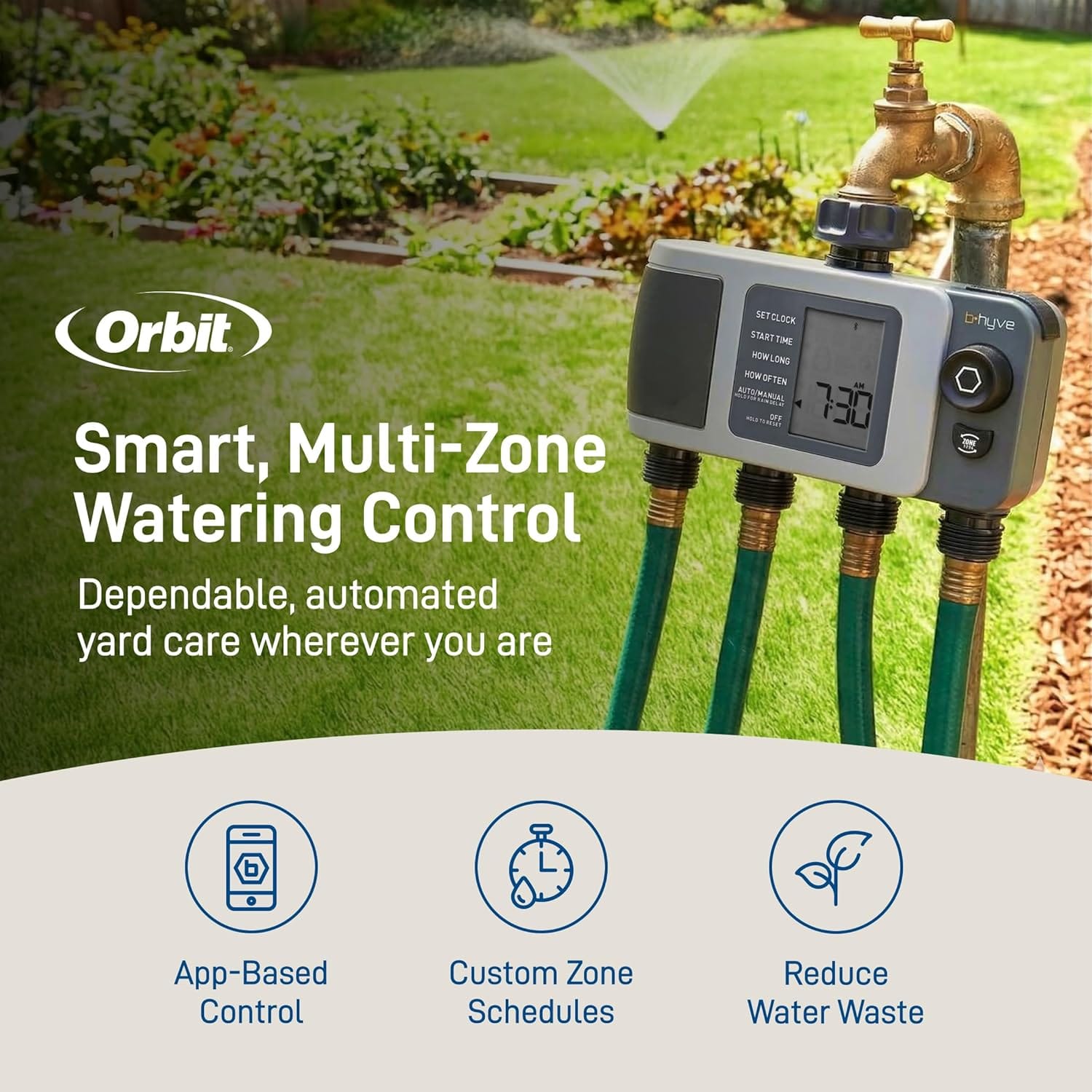 Orbit B-hyve XD 4-Port Smart Hose Timer — photo 2