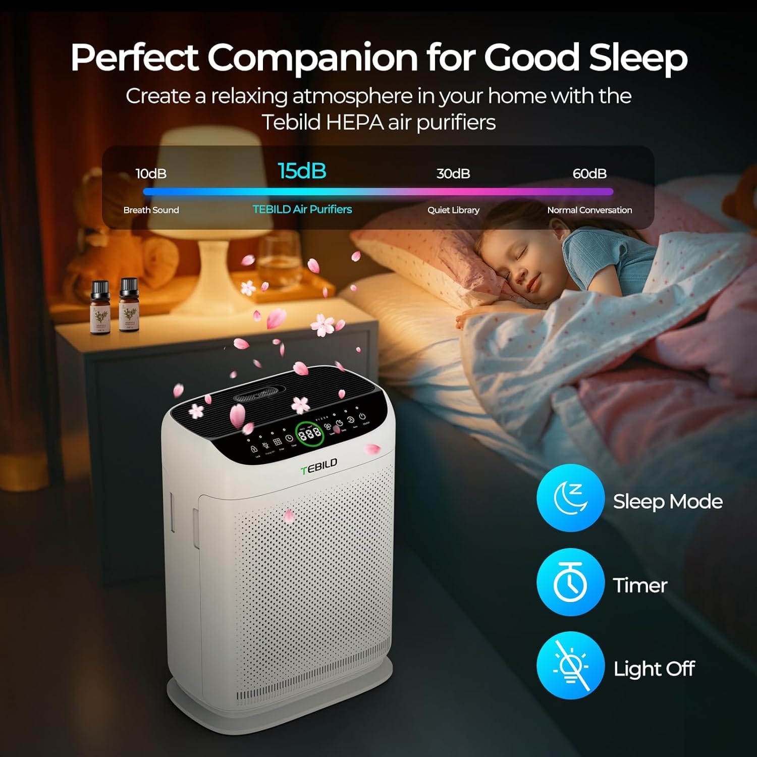 TEBILD Air Purifier (2500 ft²) — photo 2