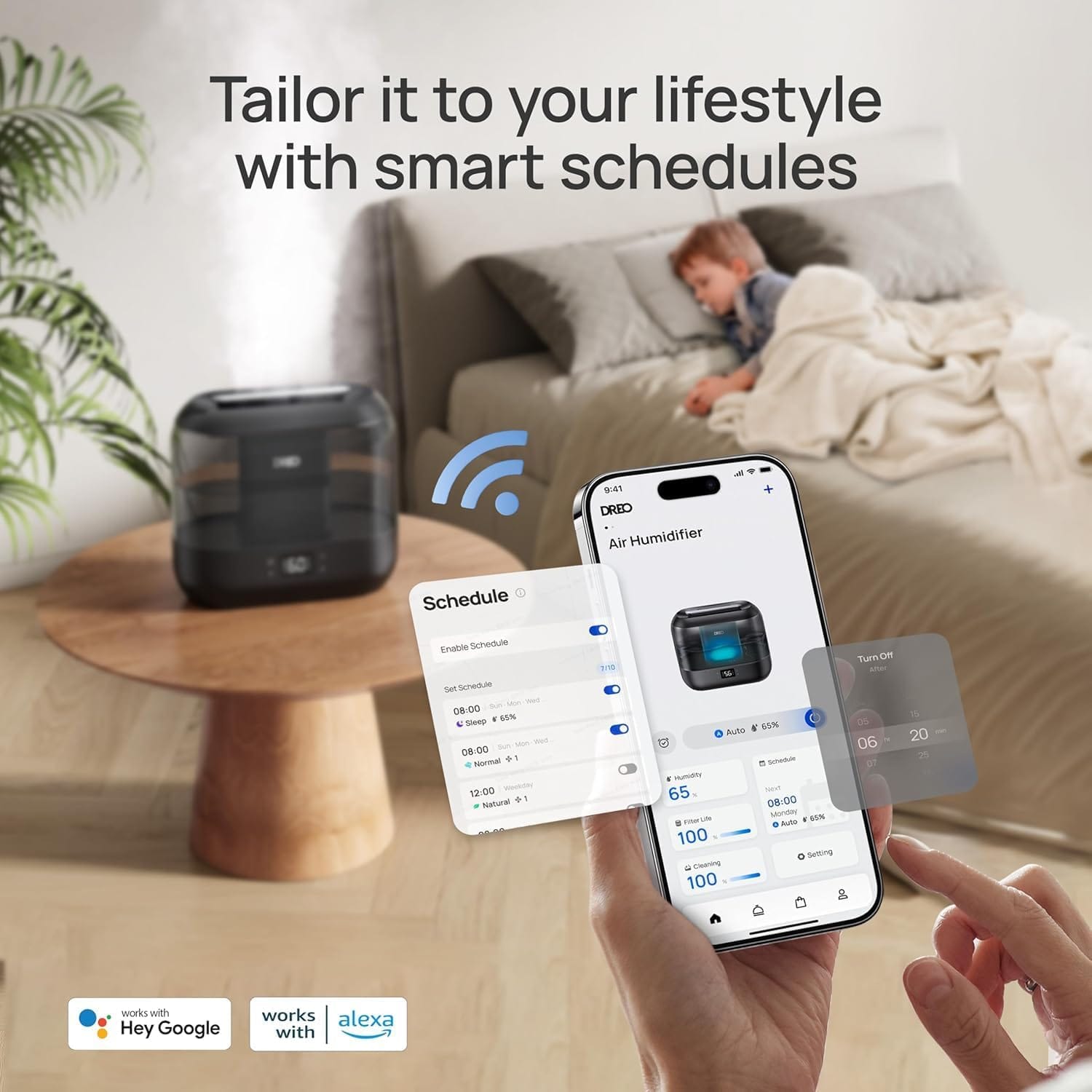 DREO Smart Humidifier 4L Top Fill — photo 2