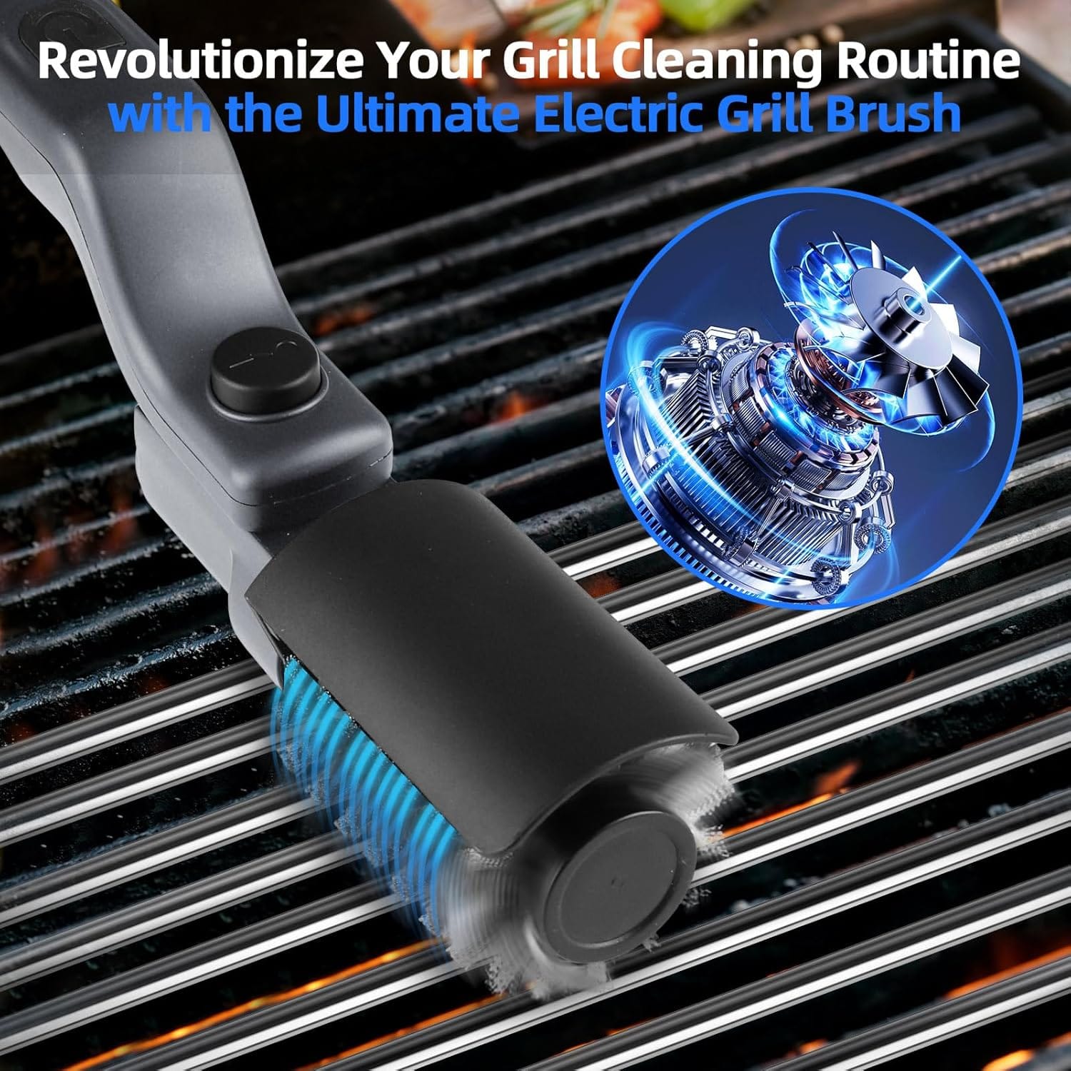Electric Grill Brush (cordless rechargeable) — photo 2