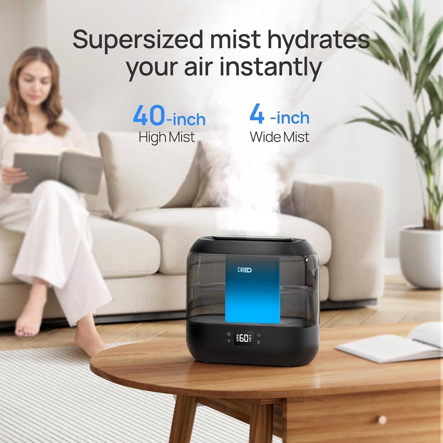 DREO Smart Humidifier 4L Top Fill — photo 3