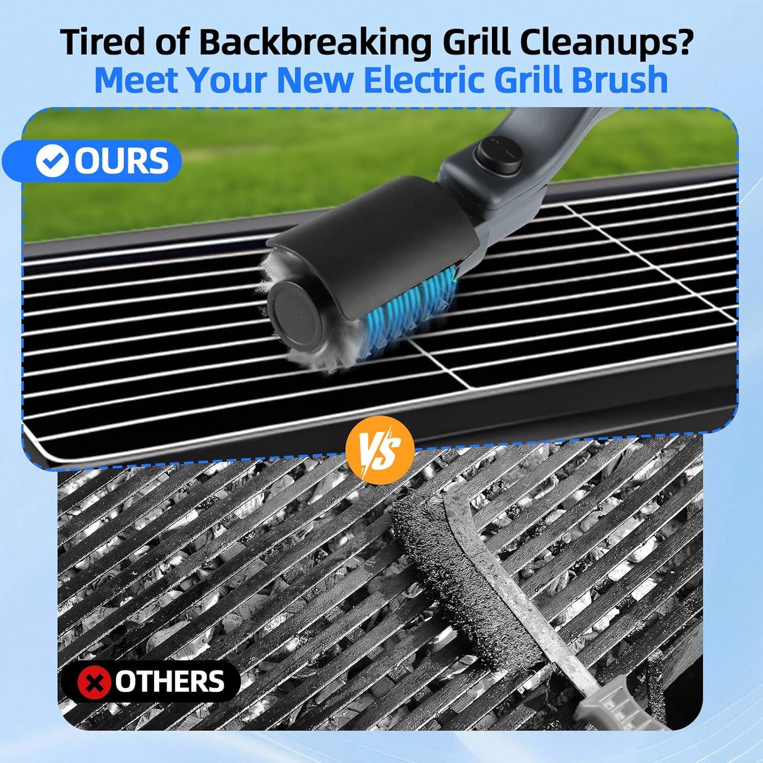 Electric Grill Brush (cordless rechargeable) — photo 3