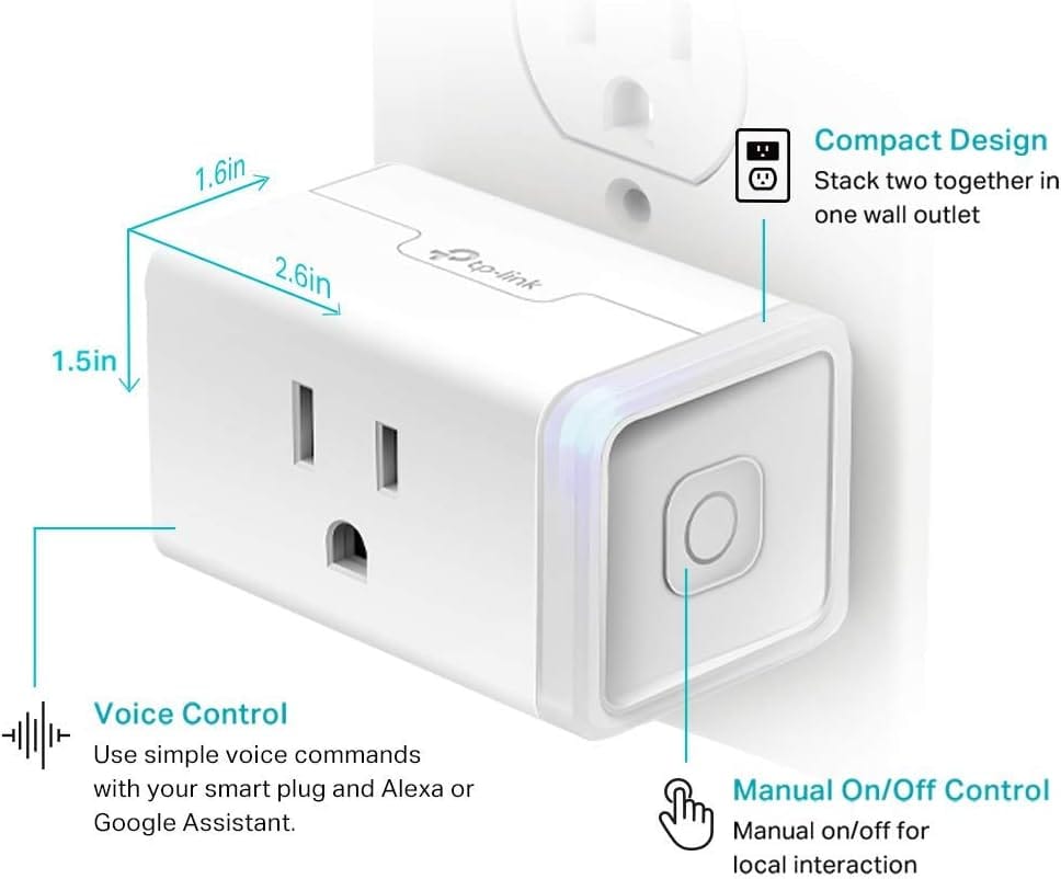 Kasa Smart Plug Mini HS103P2 2-Pack — photo 5