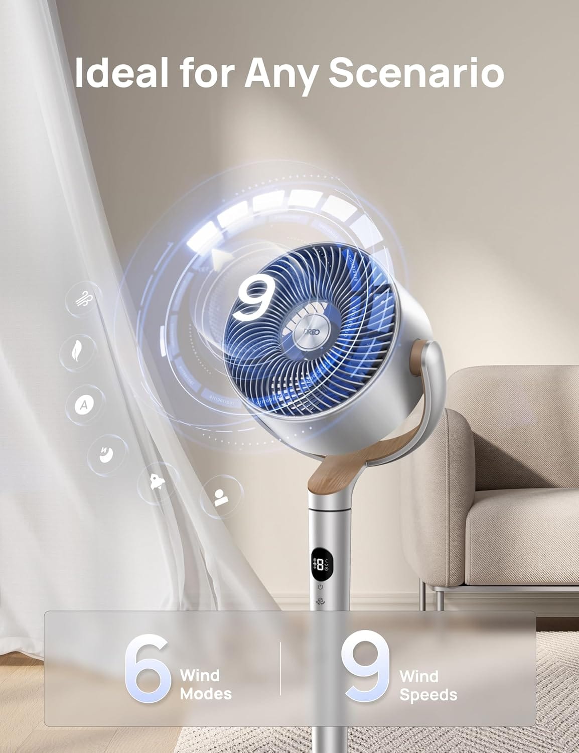 DREO Smart Omni Oscillating Fan — photo 5