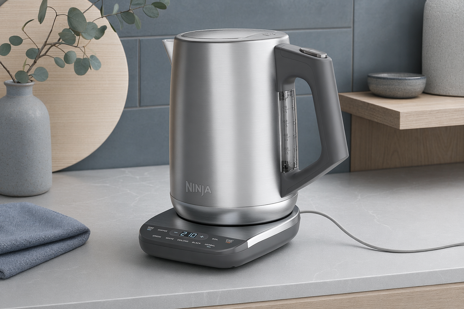 Ninja KT200C precision kettle on a Canadian kitchen counter