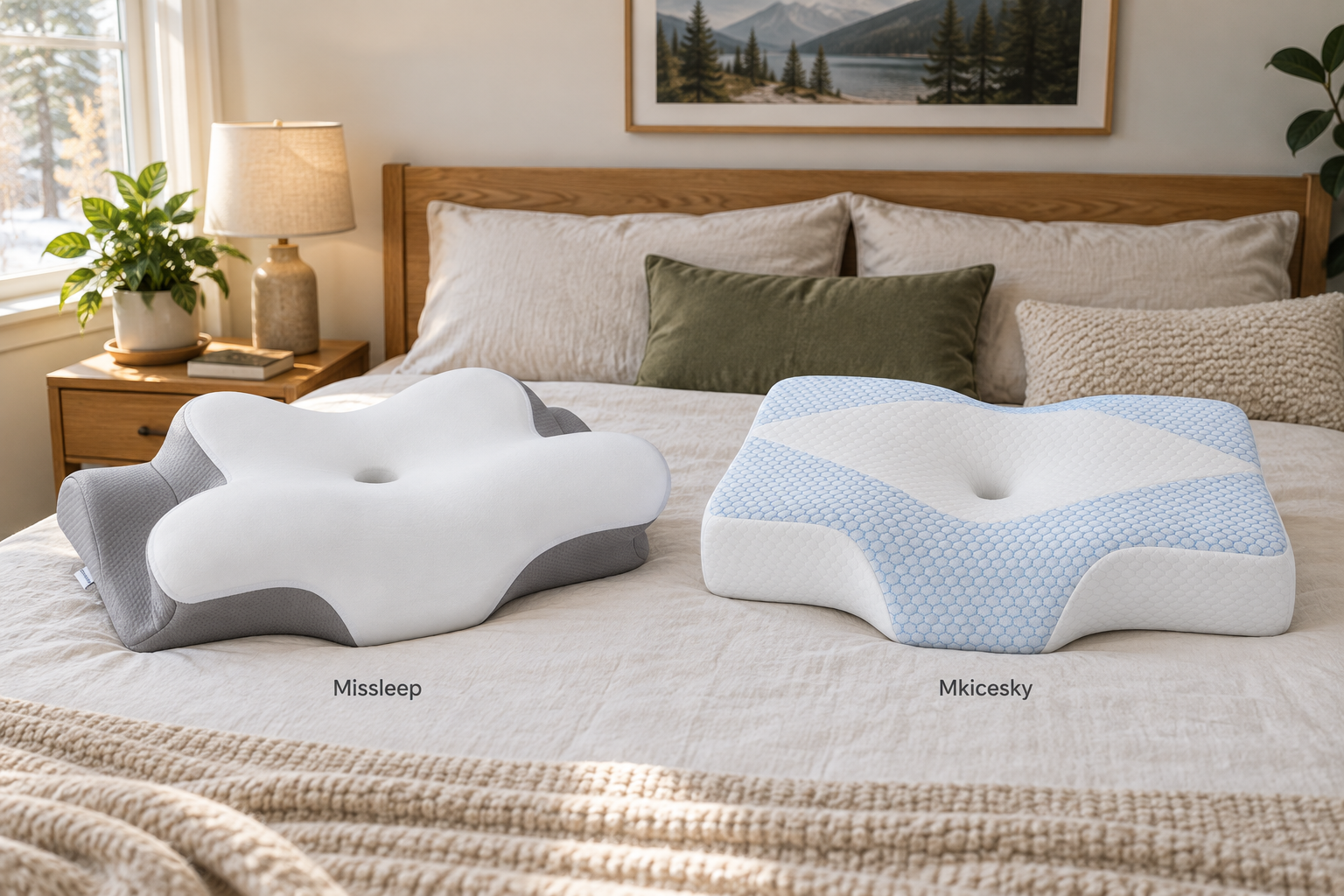 Matching views of Missleep and Mkicesky pillow contours.