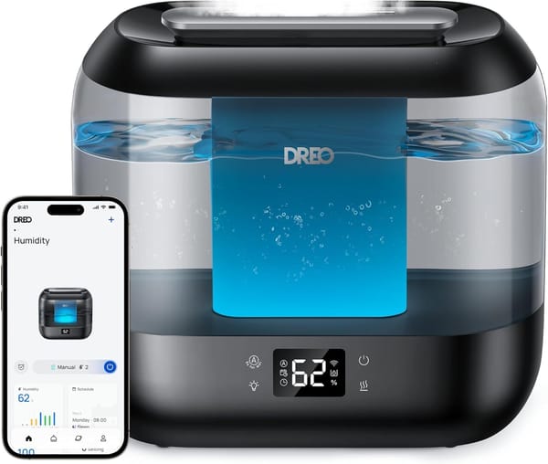 DREO 4L Smart Humidifier: Quiet Mist Without the Flip-and-Spill Ritual
