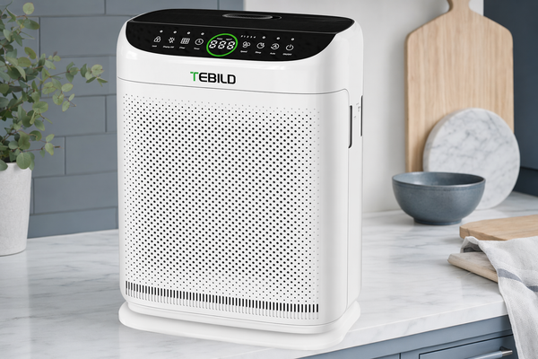 TEBILD Air Purifier: Big Coverage Claims, Basement-Real Performance